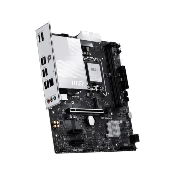 MSI PRO H810M-B mATX Intel DDR5 Motherboard with PCIe 5.0, 2.5G LAN & Type-C