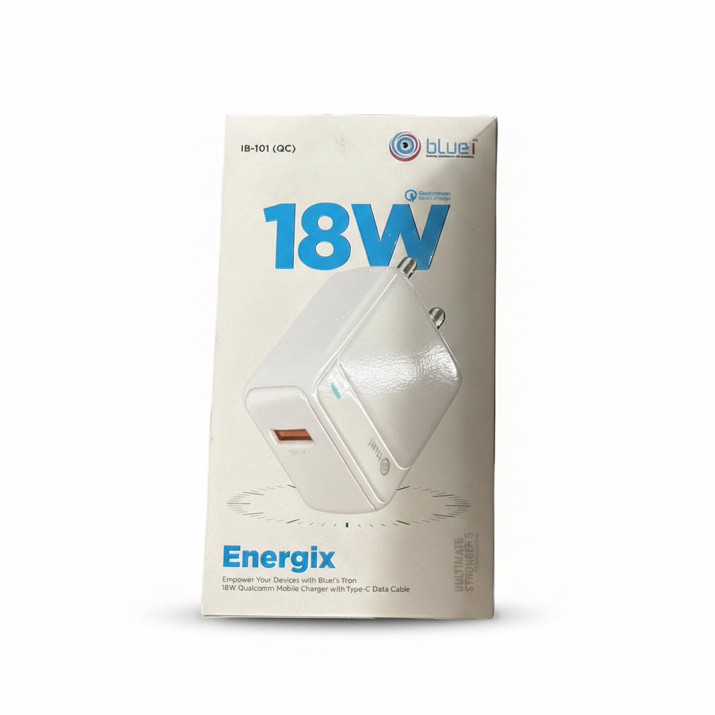 Bluei | 18W Fast Charger | IB-101 QC | Universal Smartphones