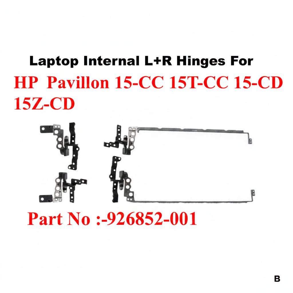 HP | Laptop Hinges (L+R) | 926852-001 | Pavilion 15-CC 15T-CC 15-CD 15Z-CD
