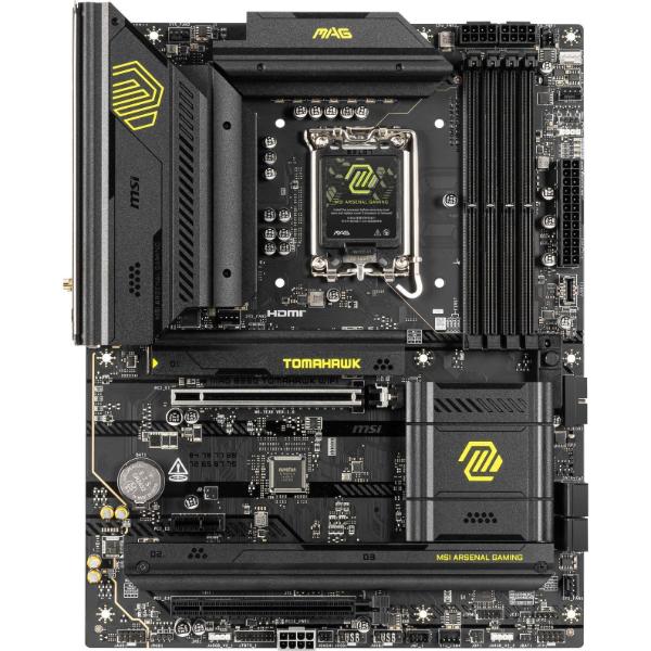 MSI MAG B860 Tomahawk WiFi DDR5 LGA1851 ATX Gaming Motherboard