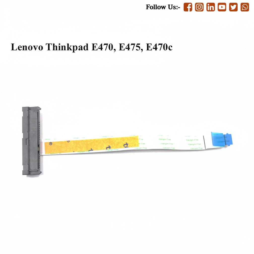 Lenovo Thinkpad E470, E475, E470c ribbon cable on a white background