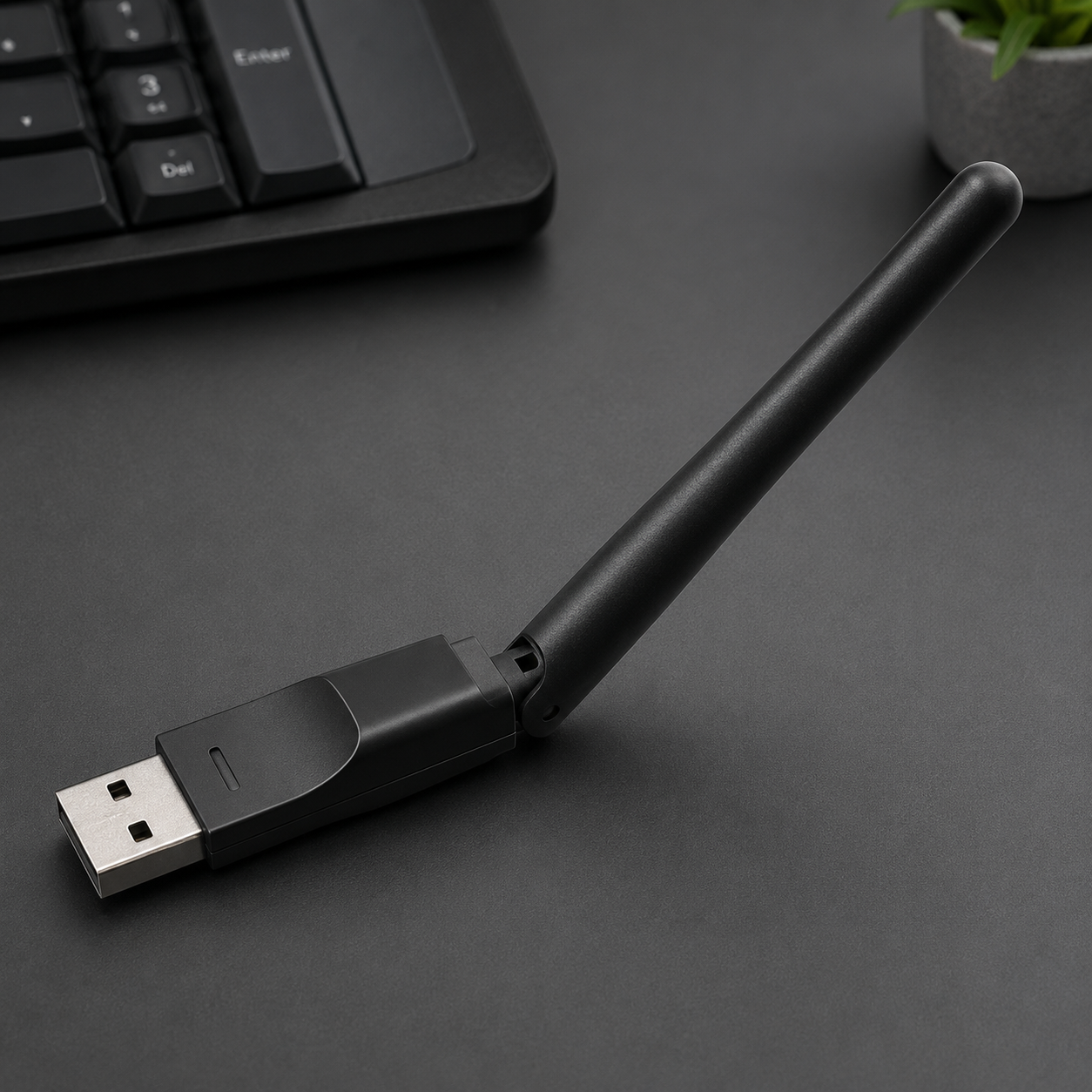 802.11 USB WiFi Dongle | Wireless USB Network Adapter | WiFi Receiver for PC & Laptop