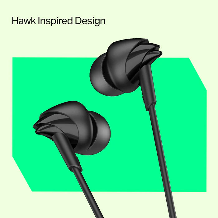 boAt BassHeads 212L Wired Earphones | Lightning In-Ear Earphones with Mic | Bass Driven Audio for iPhone
