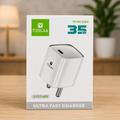 Teslaa | Mobile Charger | TS-HC 2204 | Fast Charging Adapter