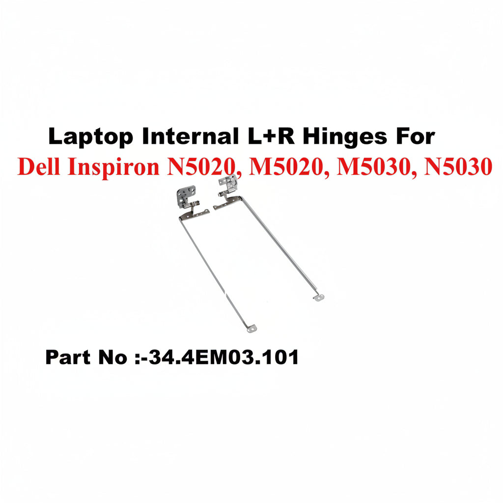 Dell | Laptop Internal L+R Hinges | 34.4EM03.101 | Inspiron N5020, M5020, M5030, N5030