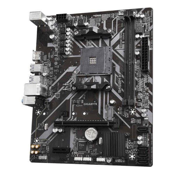 Gigabyte B450M K AM4 DDR4 Micro-ATX AMD Motherboard (Rev. 2.0)