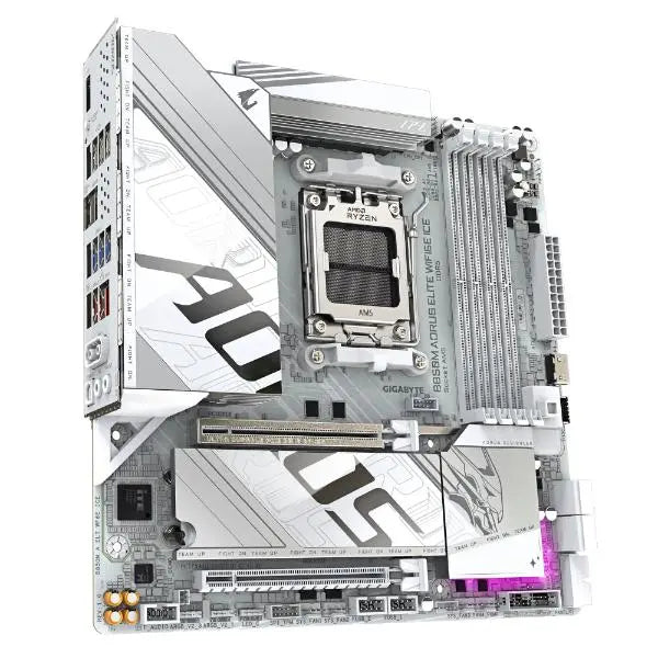 Gigabyte B850M AORUS Elite WiFi6E ICE AM5 DDR5 Micro-ATX Motherboard