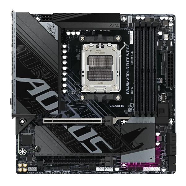 Gigabyte B840M AORUS Elite WiFi6E AM5 DDR5 Micro-ATX Motherboard