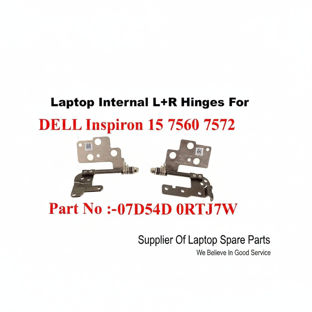 Dell | Laptop Hinges L+R | 07D54D 0RTJTW | Inspiron 15 7560 7572