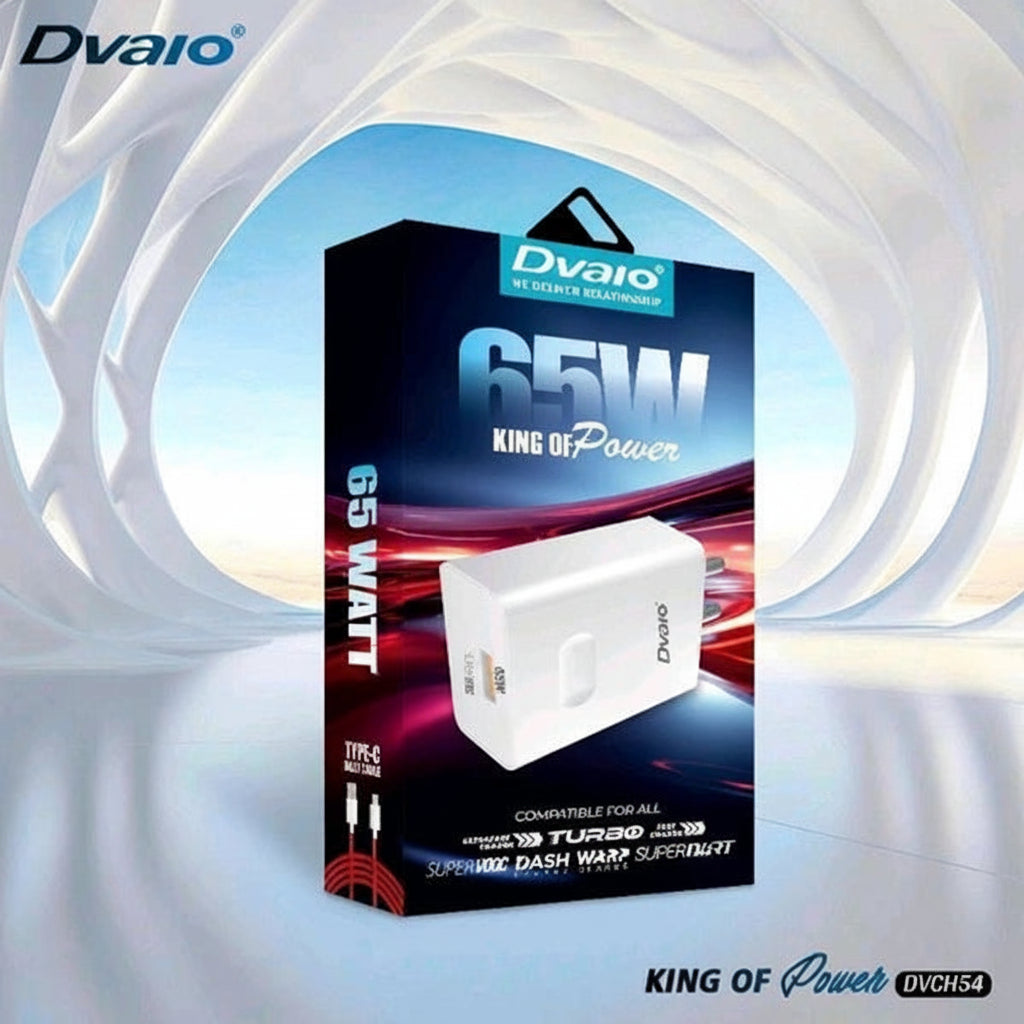 Dvaio | 65W Fast Charger | King of Power | Universal Smartphones