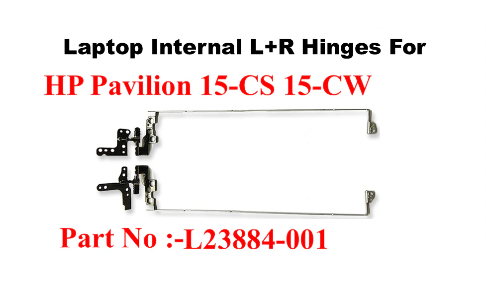 HP | Laptop Hinges (L+R) | L23884-001 | Pavilion 15-CS 15-CW