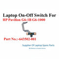 HP | Power Button Board | 643502-001 | Pavilion G4-1000 G6-1B G6-1000