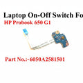HP | Power Button Board | 6050A2581501 | ProBook 650 G1 655 G1