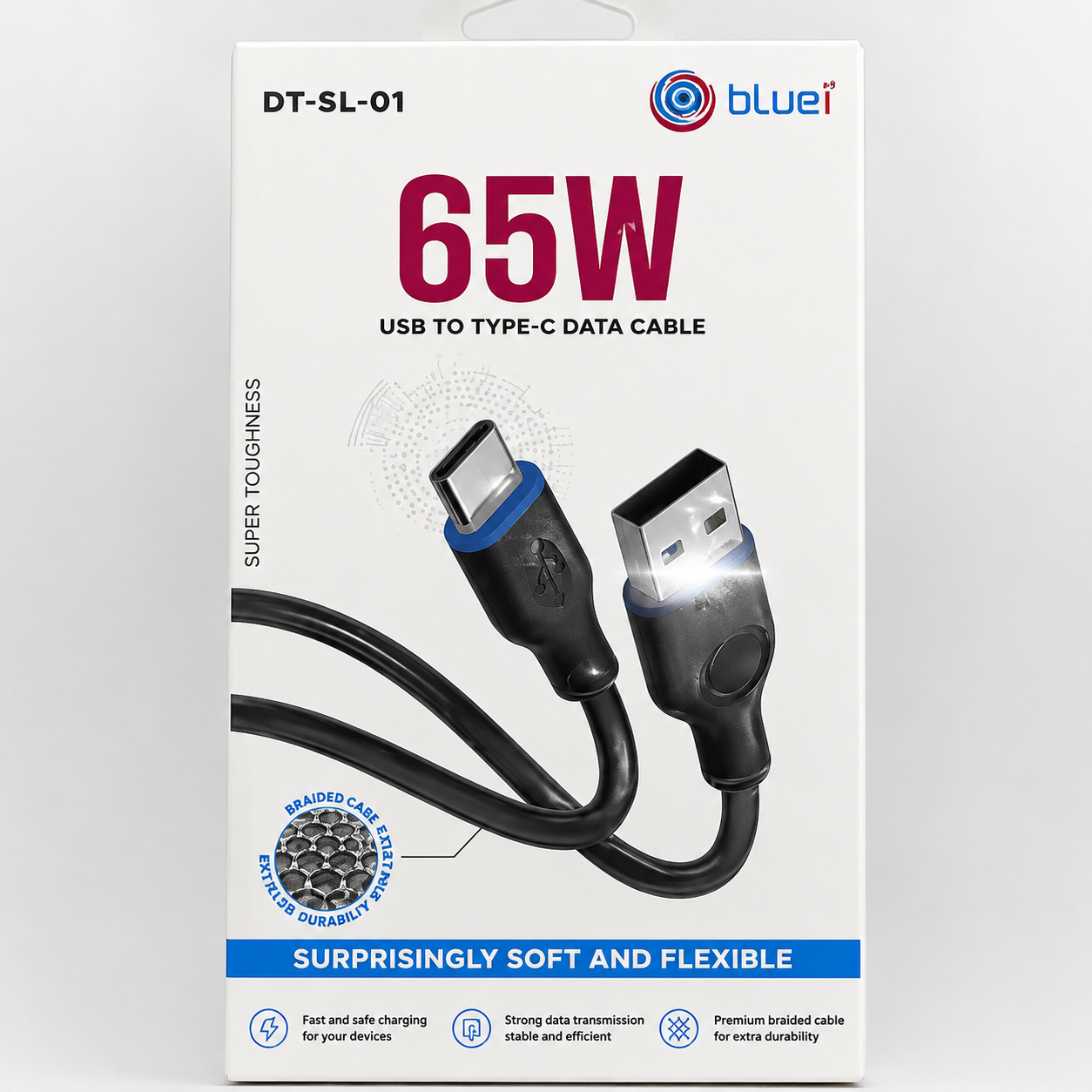 Bluei | USB Data Cable | DT-SL-01 | Micro Type-C Lightning