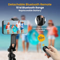 Portronics LumiStick Pro POR 2064 Selfie Stick | Bluetooth Selfie Stick Tripod with Remote