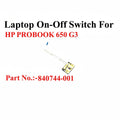 HP | Power Button Board | 840744-001 | ProBook 650 G2 655 G2 650 G3 655 G3