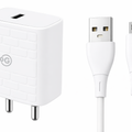 OOGE | Mobile Charger | Charge 7 Pro-V | 17W Fast Charging| Type-A to Type-C Cable