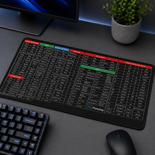 300 x 700mm Extended Mouse Pad | Large Desk Mat | Non-Slip Gaming & Office Mouse Pad