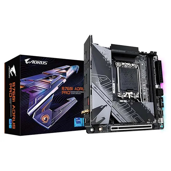 Gigabyte B760I AORUS PRO LGA1700 Mini-ITX DDR5 Motherboard (Intel 12th, 13th & 14th Gen Support)