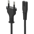 Universal 2-Pin AC Power Cord Cable 1.5 Meter for Laptop, LED TV, Printer & PlayStation