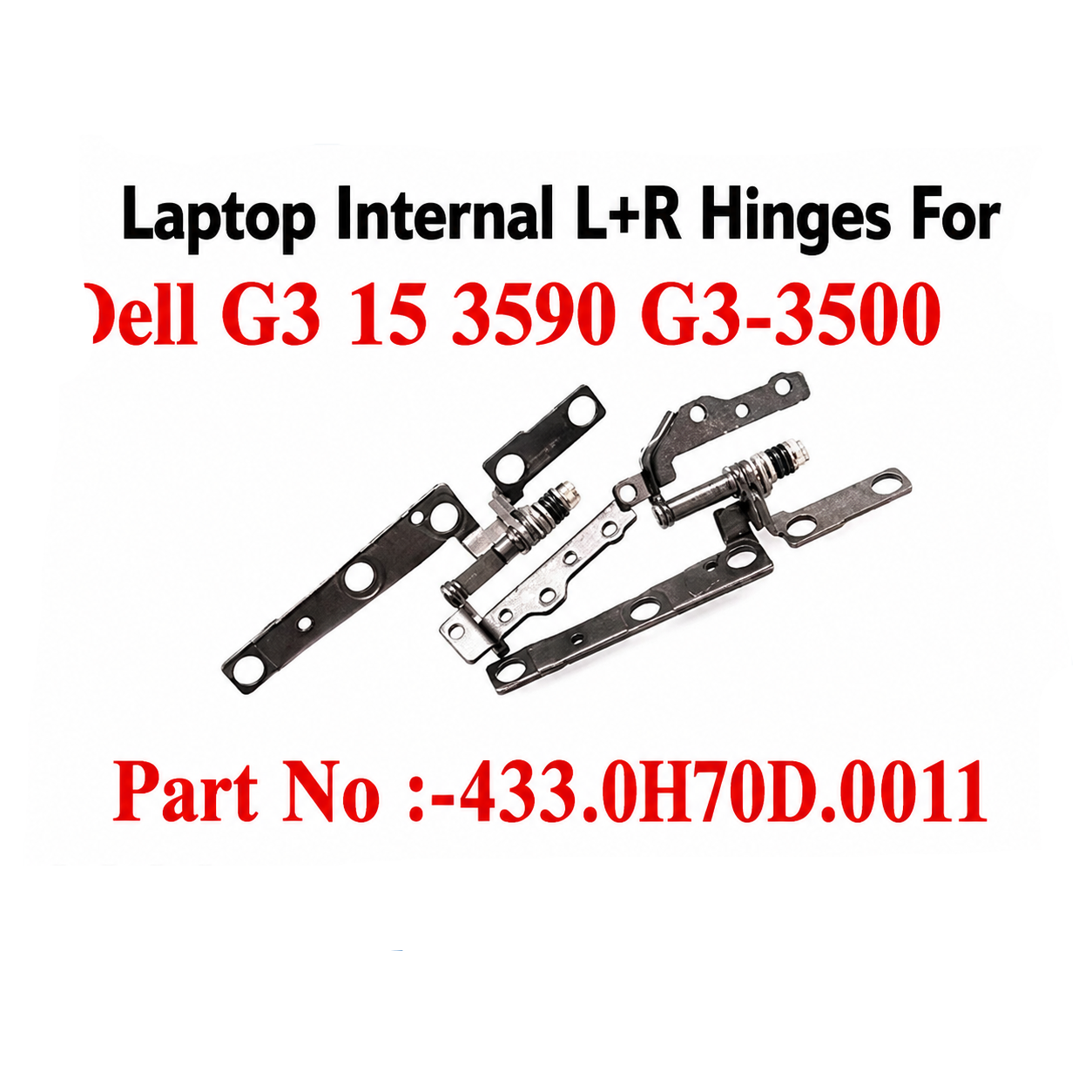 Dell | Laptop Hinges L+R | 433.0H70D.0011 | G3 15 3590 G3-3500