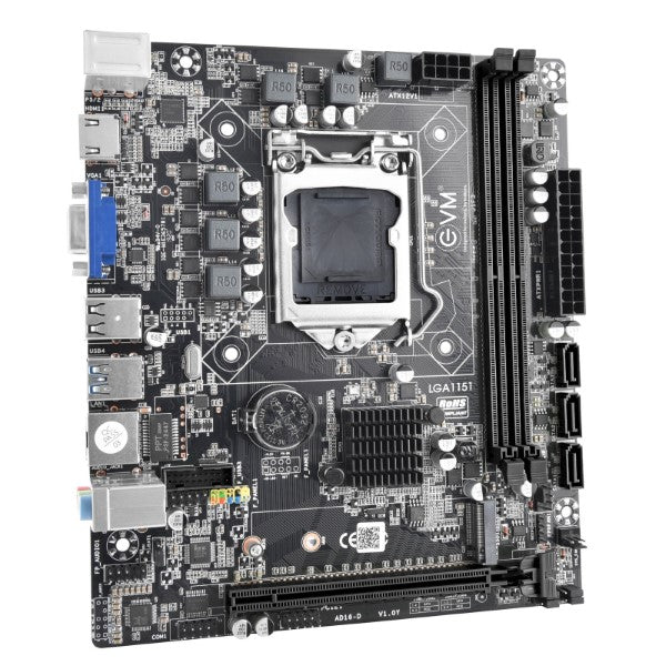 EVM H310 DDR4 mATX Intel Motherboard with NVMe Slot (LGA1151)