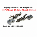 HP | Laptop Hinges (L+R) | 821151-001 | ZBook 15 G3 ZBook 15 G4