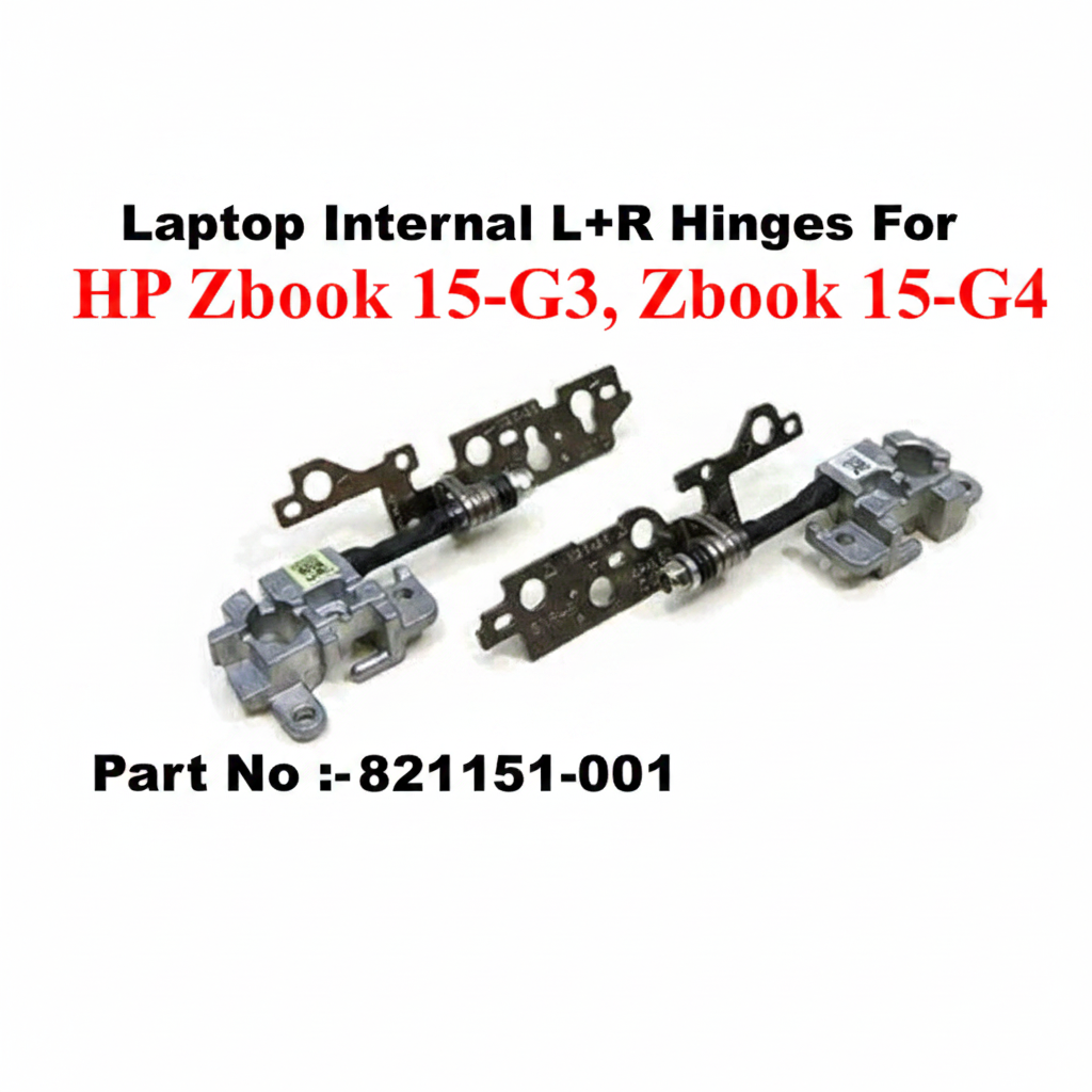 HP | Laptop Hinges (L+R) | 821151-001 | ZBook 15 G3 ZBook 15 G4