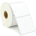 TrueLabel | Direct Thermal Barcode Labels | 100mm x 100mm | 4" x 4" | 500 Labels/Roll | White Gloss Self-Adhesive