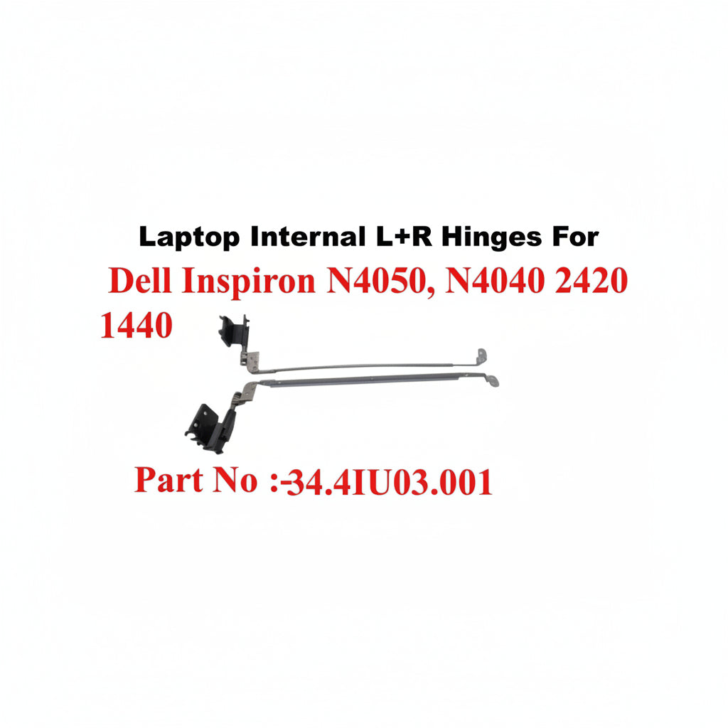 Dell | Laptop Internal L+R Hinges | 34.41U003.001 | Inspiron N4050, N4040, 2420, 1440