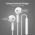 Portronics Conch Theta L POR 3063 Lightning Wired Earphones | In-Ear Earphones with Mic for iPhone & iPad