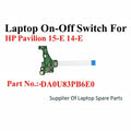 HP | Power Button Board | N/A | Pavilion 15-E 14-E