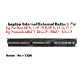HP | External Battery | VI04 | Pavilion 14-V 14-P 15-P 15-V 15-K 17-F ProBook 440-G2 450-G2