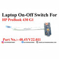 HP | Power Button Board | 48.4YV22.011 | ProBook 430 G1