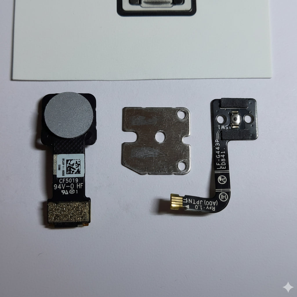 Dell | Power Button Board with Fingerprint | HUZ26 25XPT LF-G443P | Latitude 7400 2-in-1