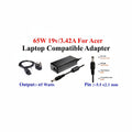 Acer Compatible | Laptop Adapter | 65W 19V 3.42A