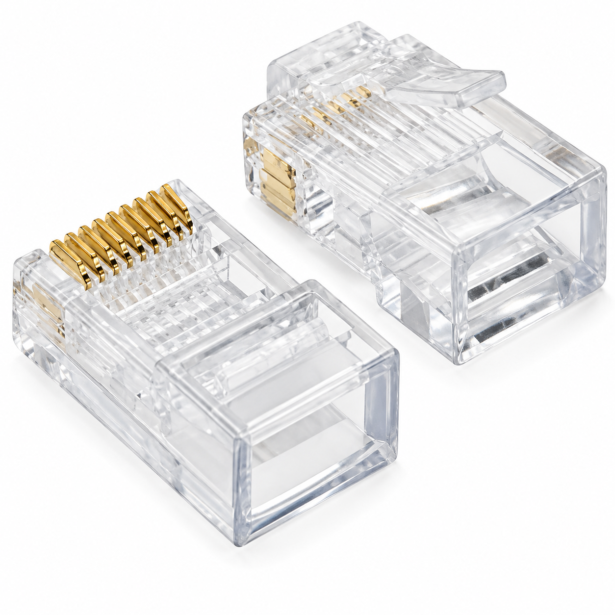 D-Link RJ45 Connector | CAT5e/CAT6 Ethernet LAN Plug | Network Cable Crimp Connecto