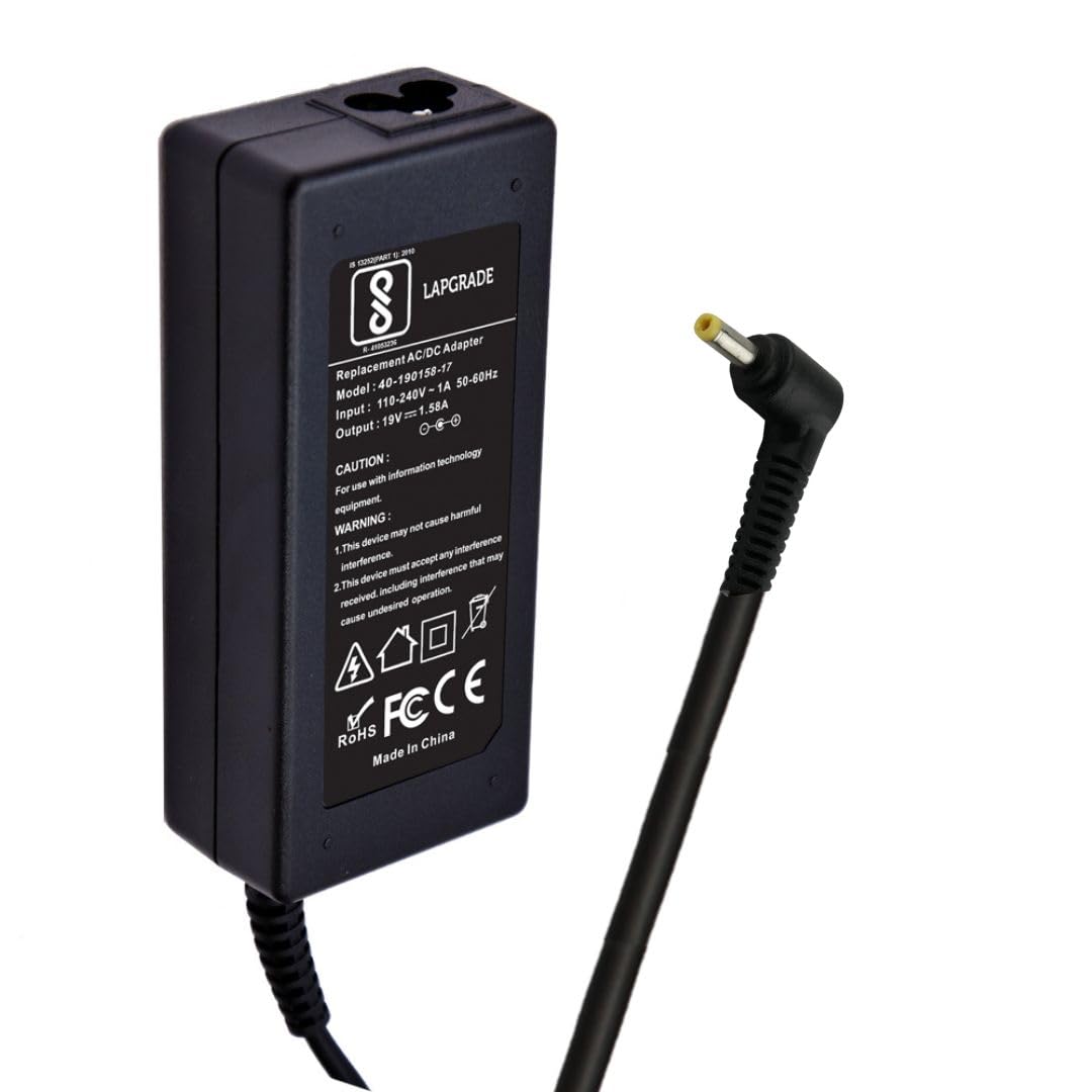 Asus 19V 1.58A Laptop Power Adapter | DC 19V Charger | Replacement AC Adapter for Asus Laptops