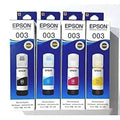 CHIYAD | 003 Compatible Ink Bottle Set | CMYK Ink for Epson EcoTank L3110 L3150 L3250 L3210 L5190 & More | Pack of 4