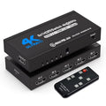 V-TEK 5 Port HDMI Switch | 5-in-1 HDMI Switcher | Multi Device HDMI Selector Box