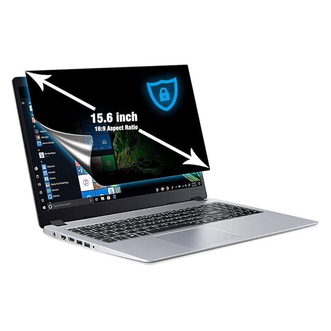 Takeoff TO-668 15.6 Inch Laptop Screen Protector | Anti-Glare Display Guard | Scratch Resistant Screen Protection Film