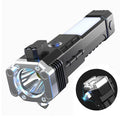 Rechargeable 3W LED Torch Light | Emergency Rescue Flashlight | Window Breaker & Seat Belt Cutter