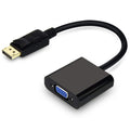PremiumAV | DisplayPort to VGA Converter | DP Male to VGA Female Adapter | 1080P Full HD | Plug & Play | Black
