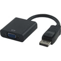 Technotech | DisplayPort to VGA Adapter | DP Male to VGA Female Converter | Plug & Play | Black
