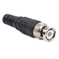 QBM | BNC CCTV Camera Connectors | Premium PVC BNC Male Connector | Pack of 5 | Multi-Color