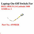 Dell | Power Button Board | 0N9D2R | Latitude 3400 E3400