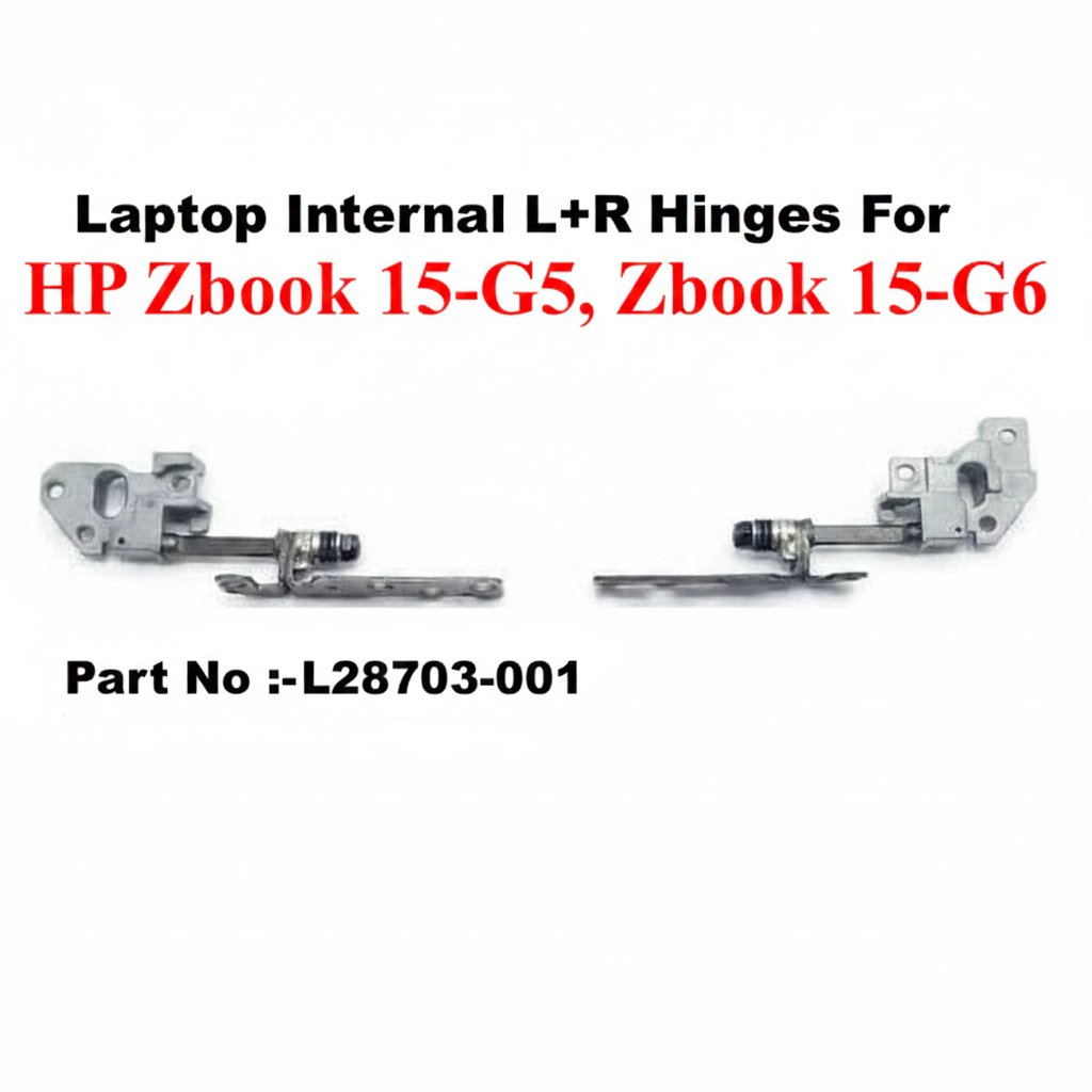 HP | Laptop Hinges (L+R) | 821151-001 | ZBook 15 G3 ZBook 15 G4HP | Laptop Hinges (L+R) | L28703-001 | ZBook 15 G5 ZBook 15 G6