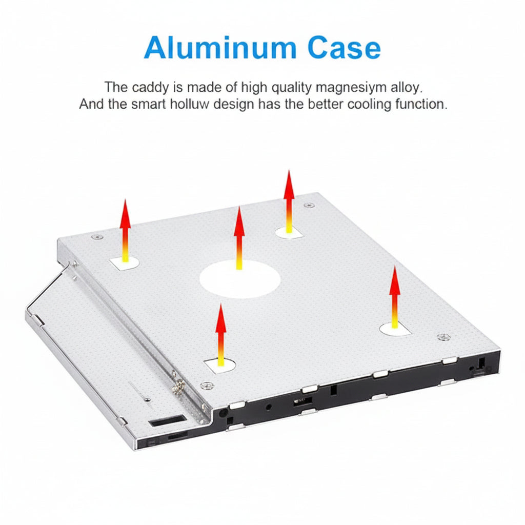 Techie | HDD Caddy | 12.7CADDY | 12.7mm Universal