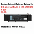 Dell | Internal Battery | 1F22N HYWXJ JJPFK 8622M | Alienware M15 M17 G5 5590 G7 7590 7790