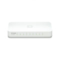 D-LINK | DES-1008C 8-Port 10/100Mbps Fast Ethernet Desktop Switch | Plug & Play | White